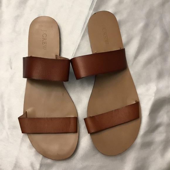 J. Crew Doble Strap Sandals Size 10 - Picture 2 of 7